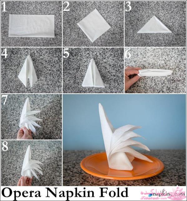 آموزش دستمال سفره